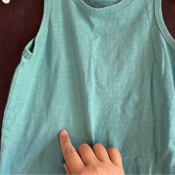 Primary Size 6-7 Blue Tank Top - Small Untreated Dot On Front As Seen In Image - Picture 3 of 5